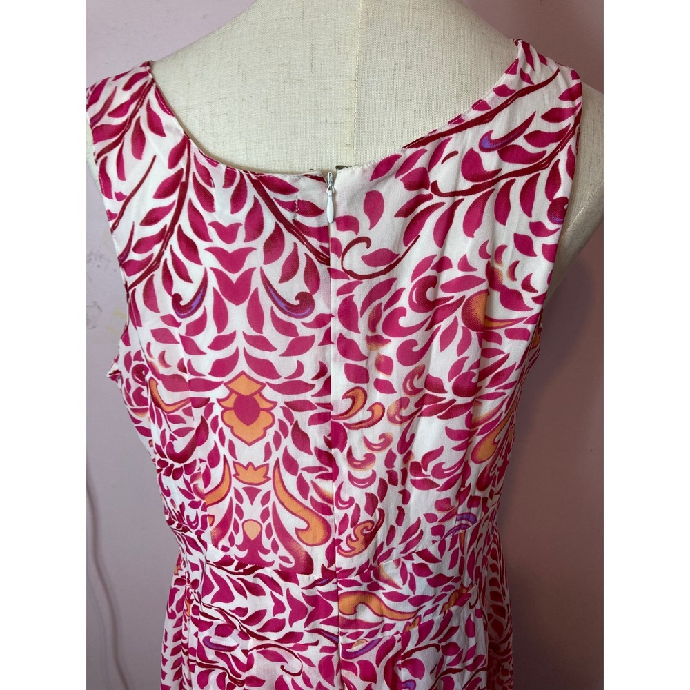 Jesica London Womens Dress Size 12 Georgette Flayaway Bright Raspberry‎ Maxi - Picture 8 of 9